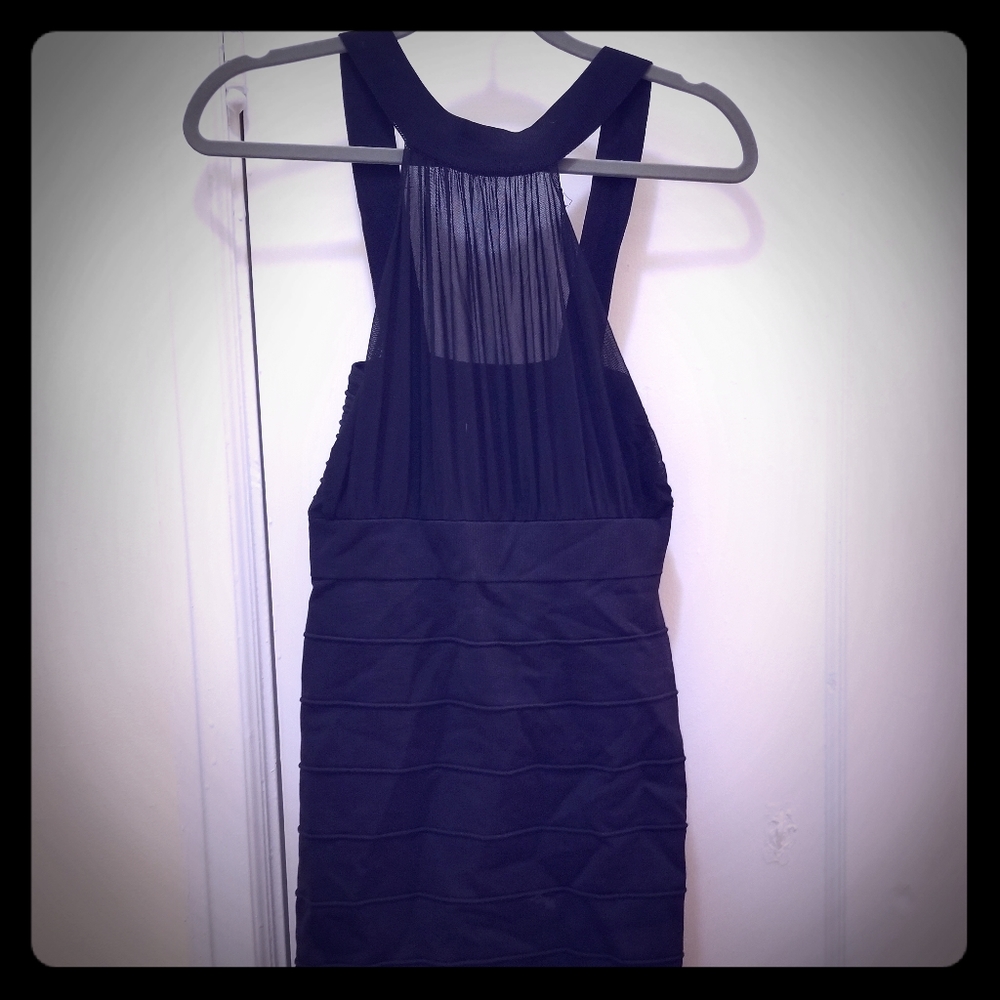 Semi formal black cocktail dress